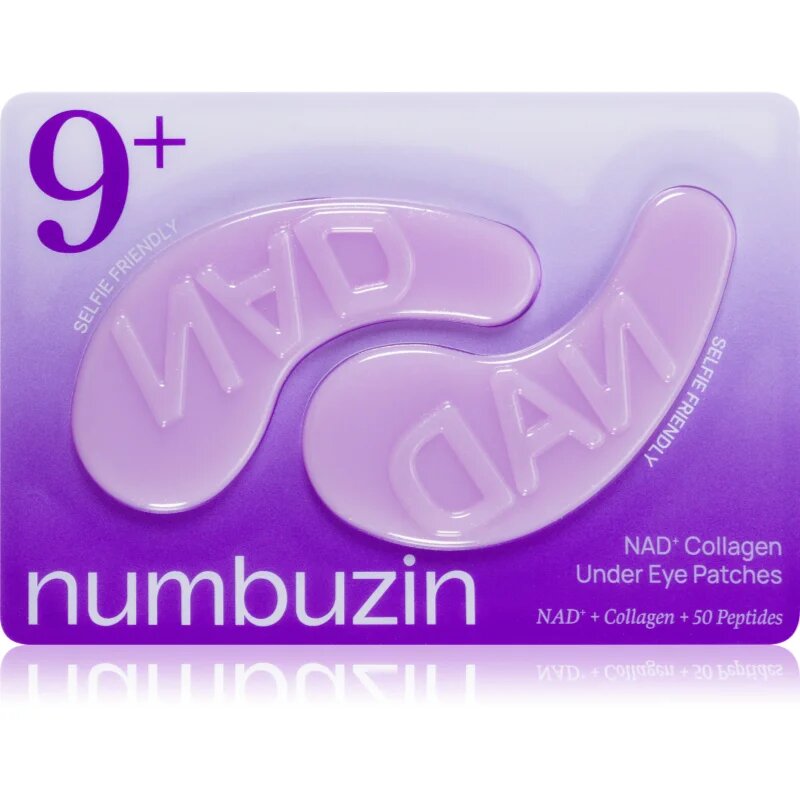 Numbuzin No. 9 NAD+ Collagen Under Eye Patches hidrogéles párnácskák a ráncok és a sötét karikák ellen 5 db
