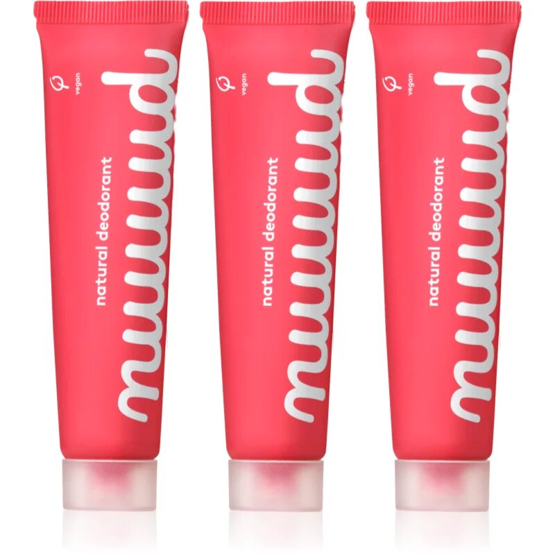 NUUD Wholelotta Pack krémes dezodor natúr 3x40 ml