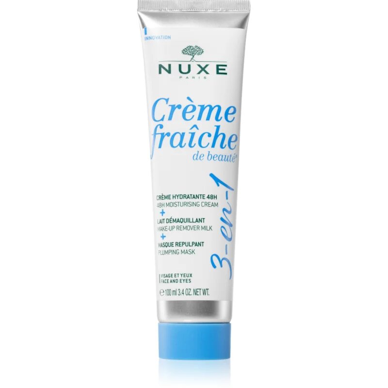 Nuxe Crème Fraîche de Beauté 3-en-1 hidratáló krém 48 órás hatás 100 ml
