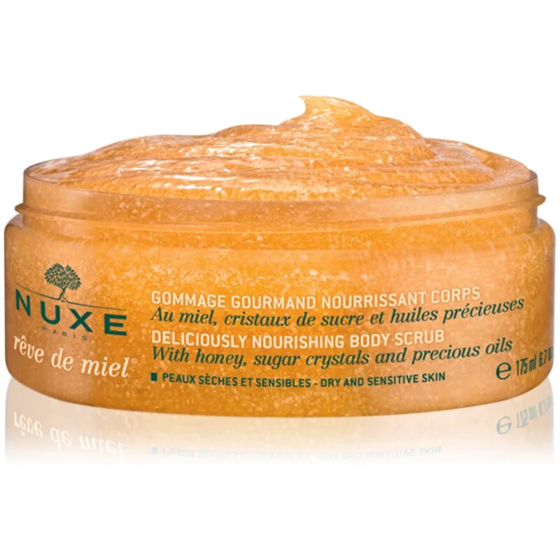 Nuxe Rêve de Miel Deliciously Nourishing Body Scrub tápláló testpeeling 175 ml
