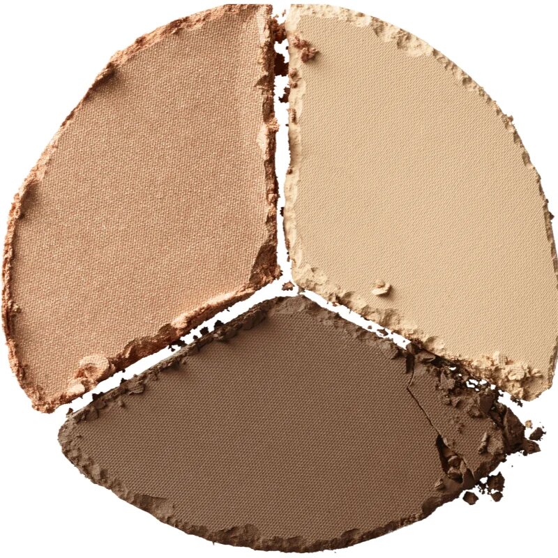 NYX Professional Makeup 3 Steps To Sculpt Púderes highlight és kontúr paletta árnyalat 02 Light 15 g