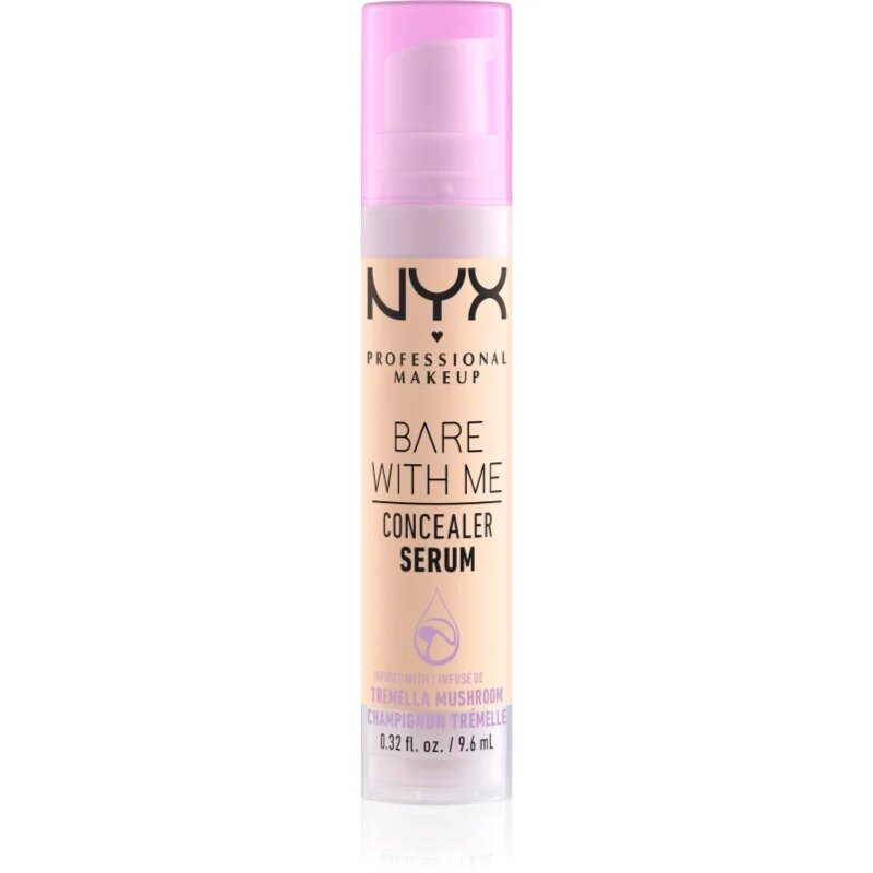 NYX Professional Makeup Bare With Me Concealer Serum hidratáló korrektor 2 az 1-ben árnyalat 01 - Fair 96 ml