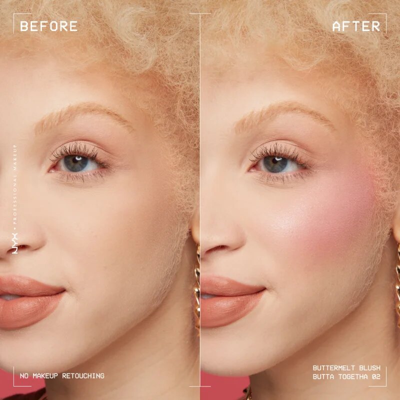 NYX Professional Makeup Buttermelt Blush púderes arcpír árnyalat 02 Butta Together 5 g