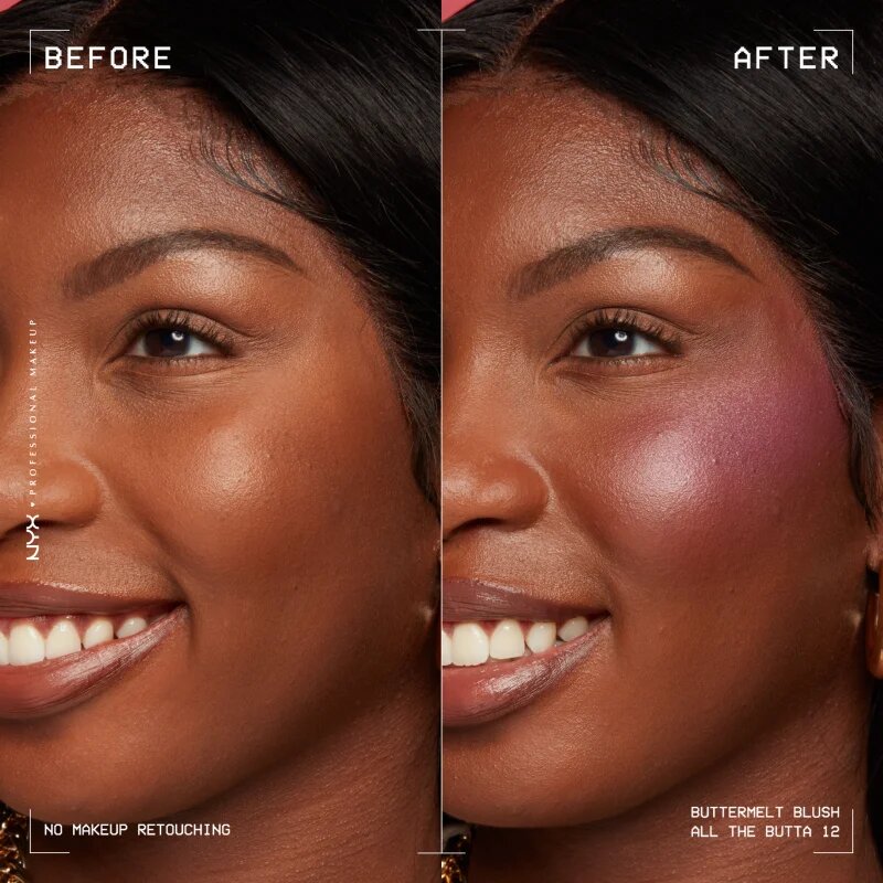 NYX Professional Makeup Buttermelt Blush púderes arcpír árnyalat 12 All The Butta 5 g