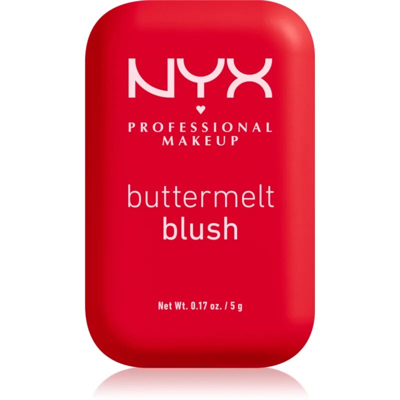 NYX Professional Makeup Buttermelt Blush púderes arcpír árnyalat Butta Cherry Pop 5 g