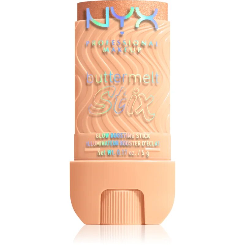 NYX Professional Makeup Buttermelt Glow Stix bőrélénkítő ceruza árnyalat 08 Let Me Melt 5 g