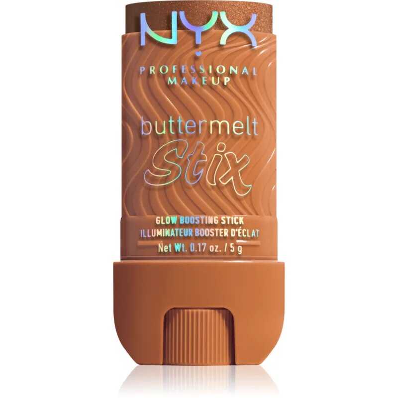 NYX Professional Makeup Buttermelt Glow Stix bőrélénkítő ceruza árnyalat 12 It's Giving Melt 5 g