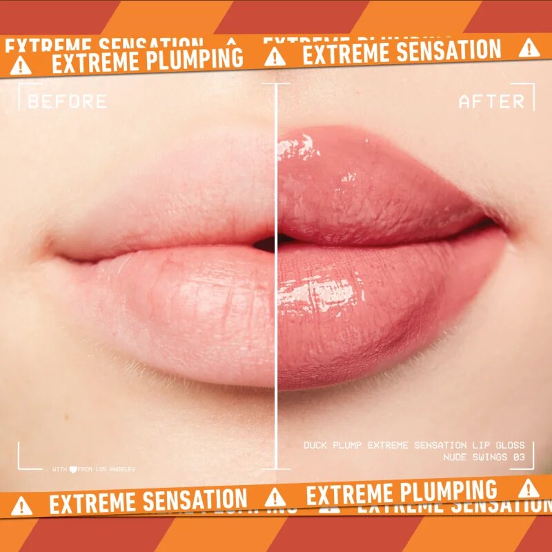 NYX Professional Makeup Duck Plump ajakfény nagyobbító hatás árnyalat 03 Nude Swings 7 ml