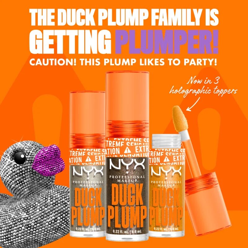 NYX Professional Makeup Duck Plump ajakfény nagyobbító hatás árnyalat Flippin Slime 7 ml