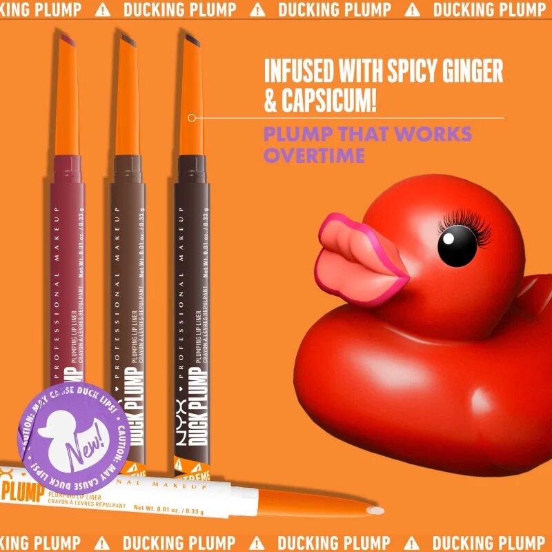 NYX Professional Makeup Duck Plump Liner szájceruza nagyobbító hatás árnyalat Fill Em' In 0.33 g