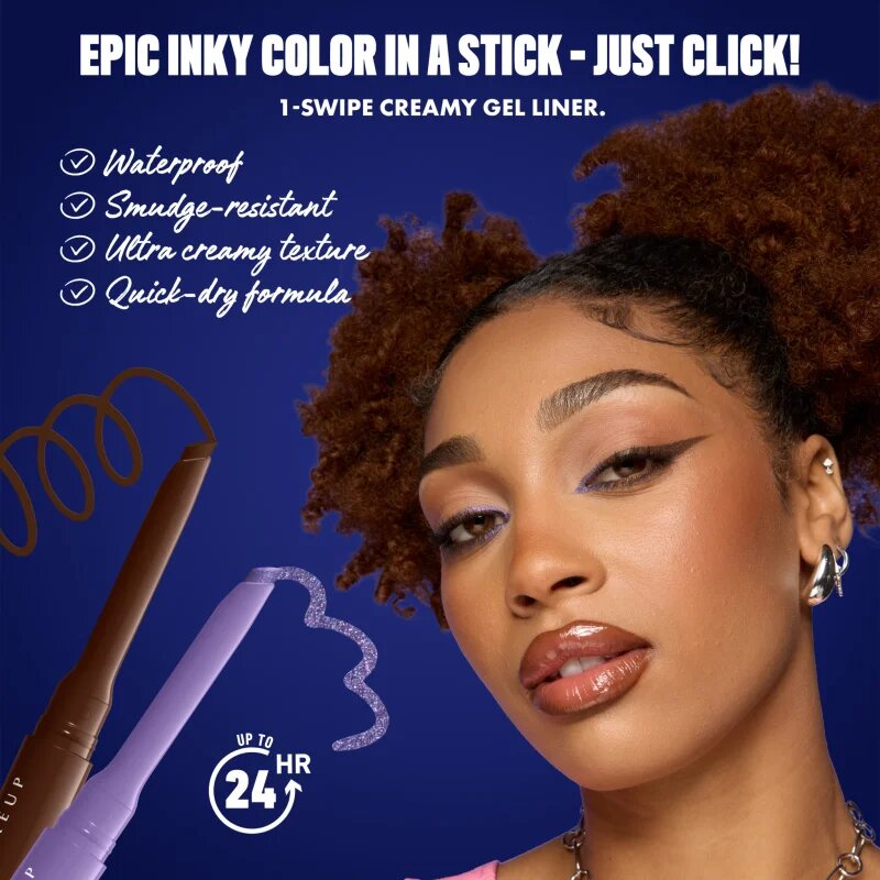NYX Professional Makeup Epic Inky Stix tartós zselés szemceruza árnyalat 14 Electric Emerald 1 g