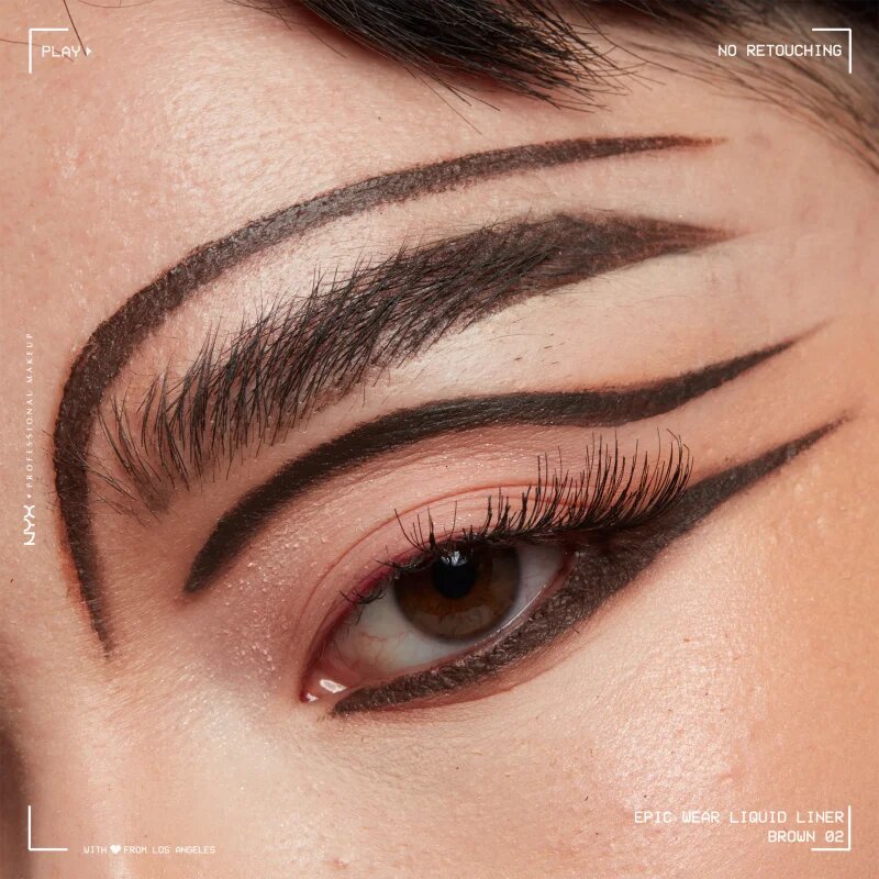 NYX Professional Makeup Epic Wear Liquid Liner szemceruza árnyalat 02 Brown 3.5 ml