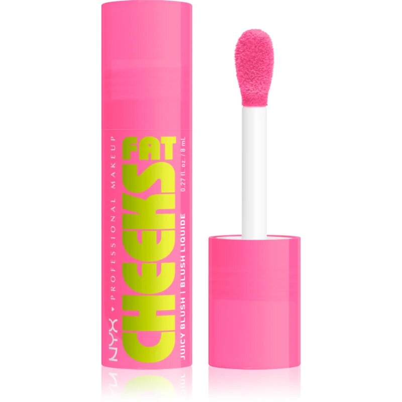 NYX Professional Makeup Fat Cheeks Juicy Blush folyékony arcpirosító árnyalat 04 Dragon Fruit Drip 8 ml