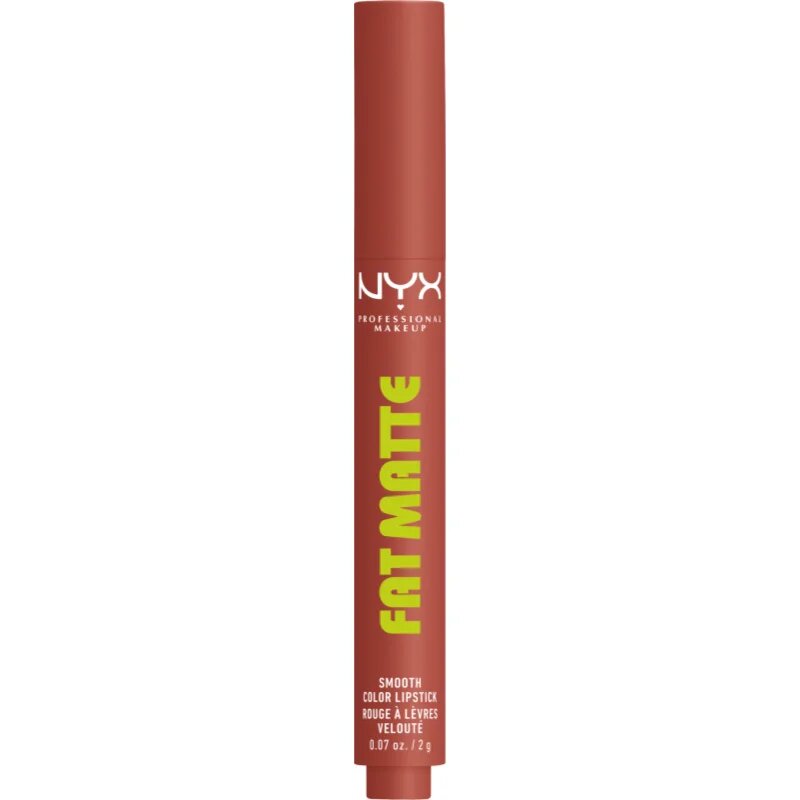 NYX Professional Makeup Fat Matte ajakbalzsam mattító hatással Rose Robe 2 g