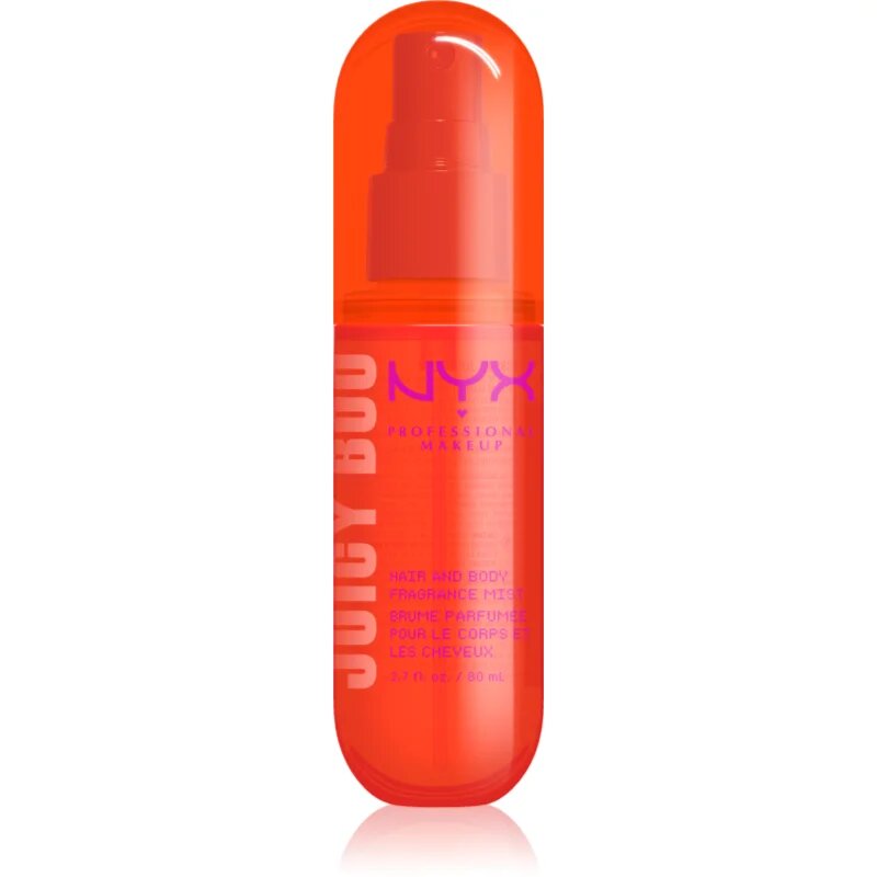 NYX Professional Makeup Fat Oil Body parfümözött spray haj és test illattal Juicy Boo 160 ml