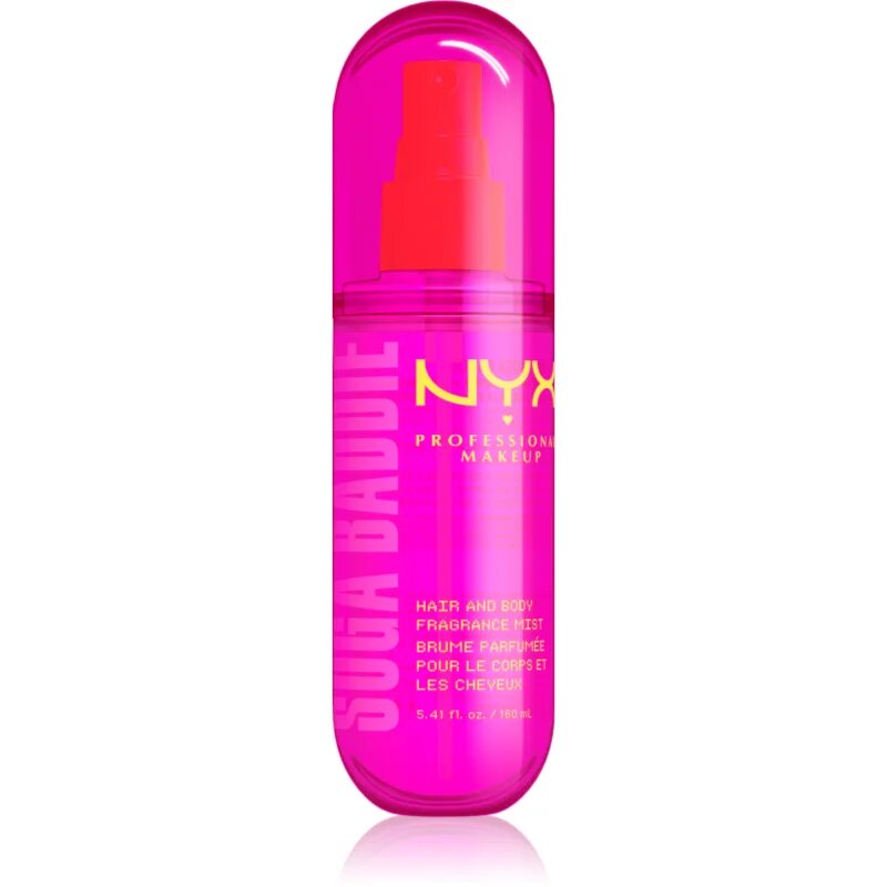 NYX Professional Makeup Fat Oil Body parfümözött spray haj és test illattal Suga Baddie 160 ml