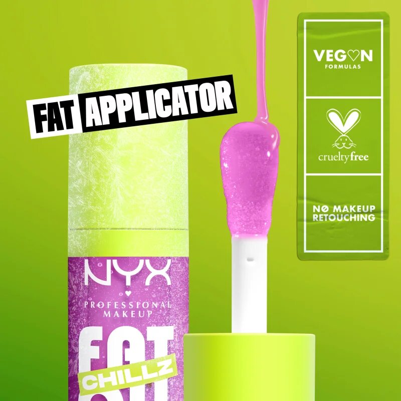 NYX Professional Makeup Fat Oil Chillz ajak olaj hűsítő hatással árnyalat 4.8 ml