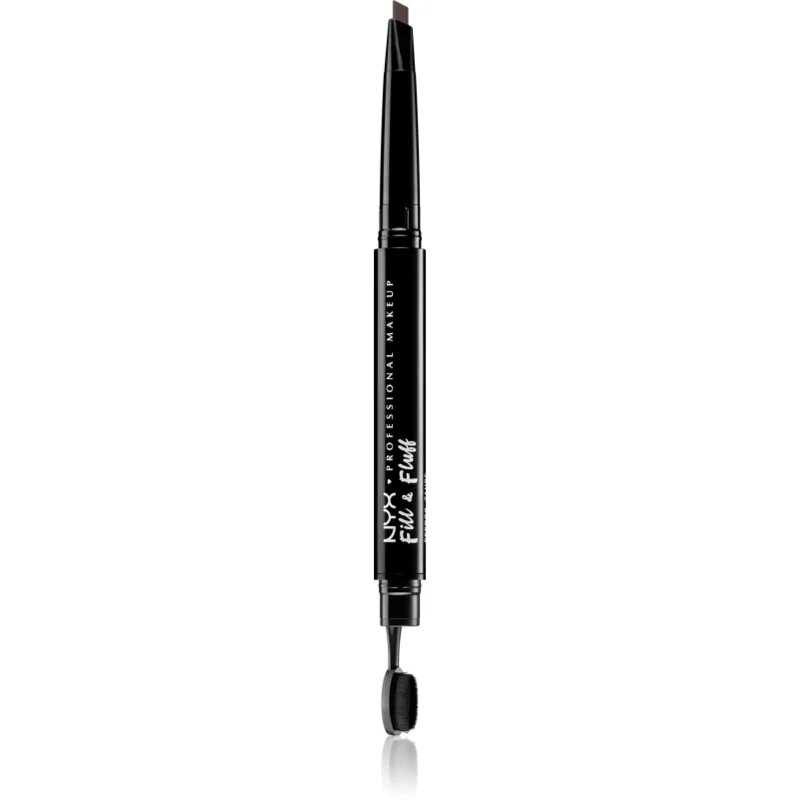 NYX Professional Makeup Fill & Fluff szemöldök pomádé ceruzában árnyalat 06 - Brunette 02 g