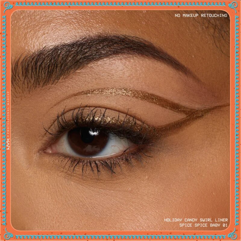 NYX Professional Makeup Gingerbaddie Land Candy Swirl szemceruza árnyalat 01 Spice Spice Baby 1 db