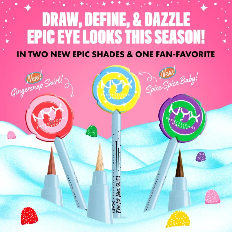 NYX Professional Makeup Gingerbaddie Land Candy Swirl szemceruza árnyalat 03 Gingersnap Swirl 1 db