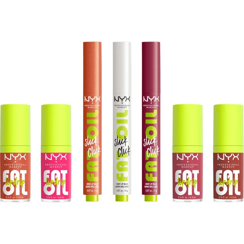 NYX Professional Makeup Gingerbaddie Land Fat Oil ajakápoló készlet