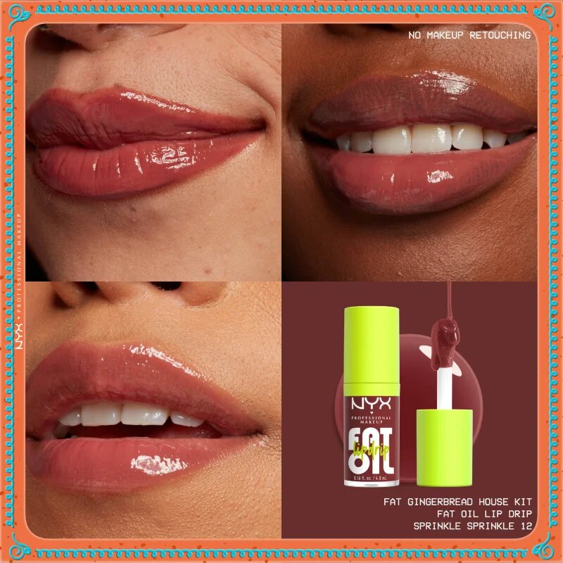 NYX Professional Makeup Gingerbaddie Land Fat Oil ajakápoló készlet