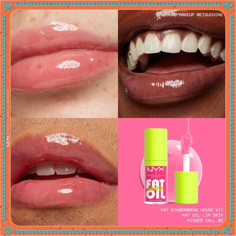 NYX Professional Makeup Gingerbaddie Land Fat Oil ajakápoló készlet