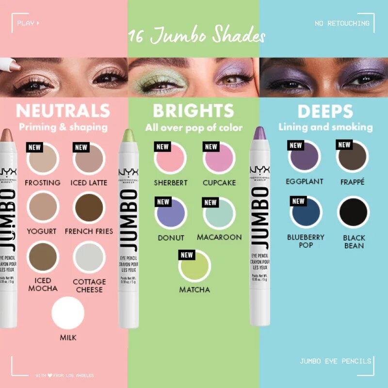NYX Professional Makeup Jumbo szemceruza árnyalat 634 Frosting 5 g