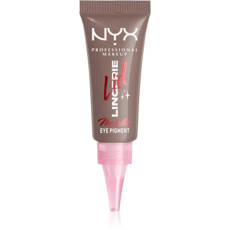NYX Professional Makeup Lid Lingerie krémes szemhéjfestékek árnyalat Granite Grind 6 ml