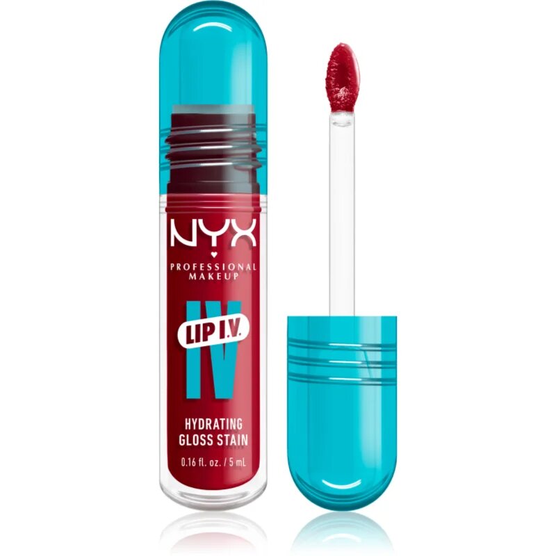 NYX Professional Makeup Lip IV tartós ajakfény hidratáló hatással árnyalat 11 - REDY SET WET 5 ml