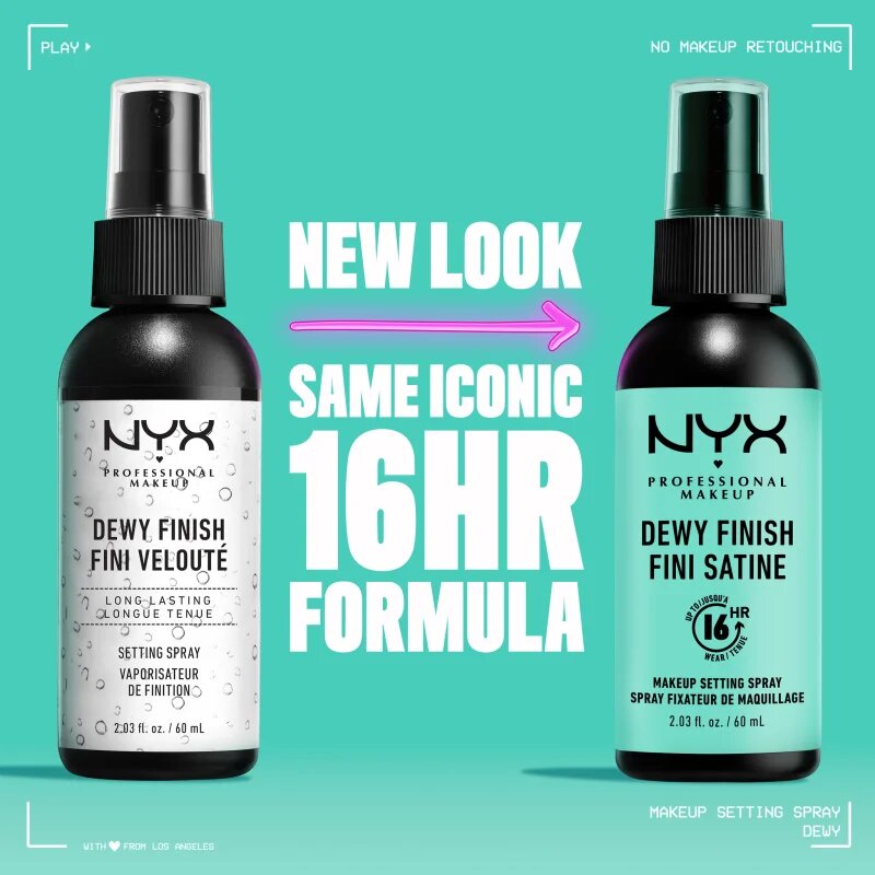 NYX Professional Makeup Makeup Setting Spray Dewy fixáló spray 180 ml