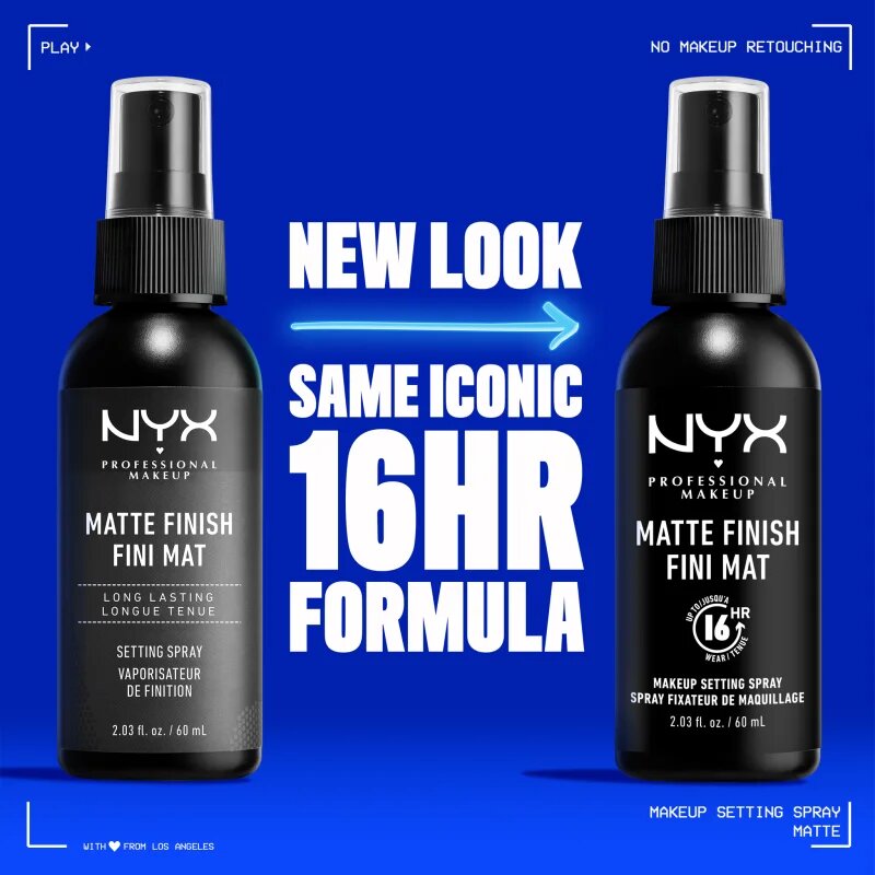 NYX Professional Makeup Makeup Setting Spray Matte fixáló spray 180 ml