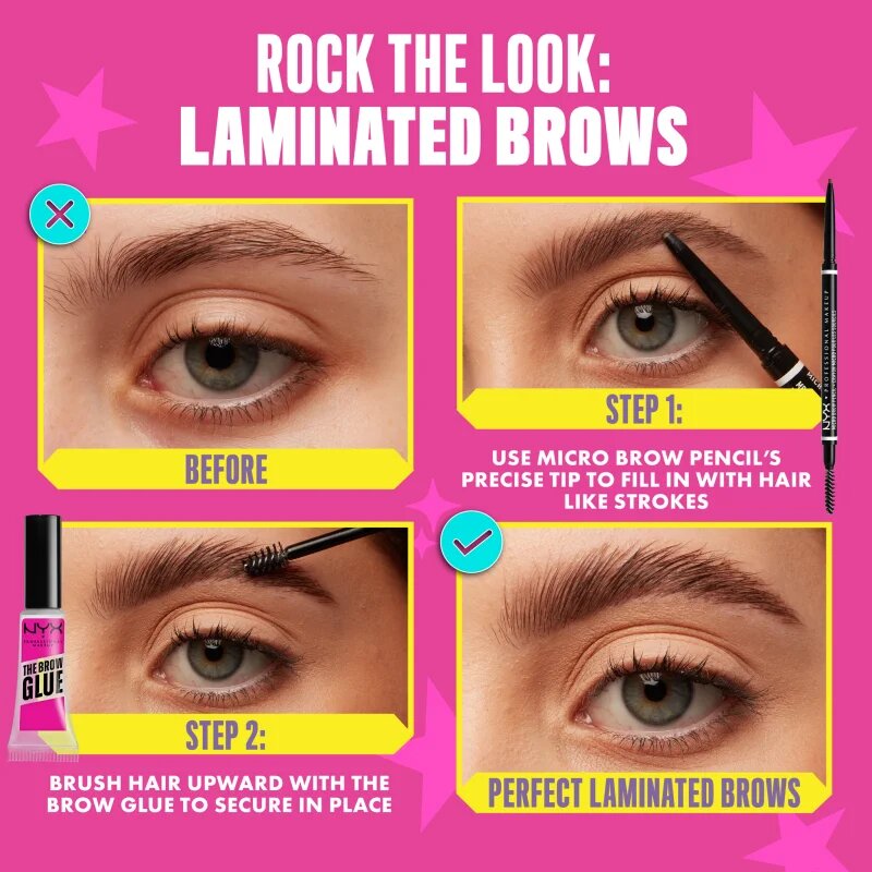 NYX Professional Makeup Micro Brow Pencil szemöldök ceruza árnyalat 05 Ash Brown 0.09 g