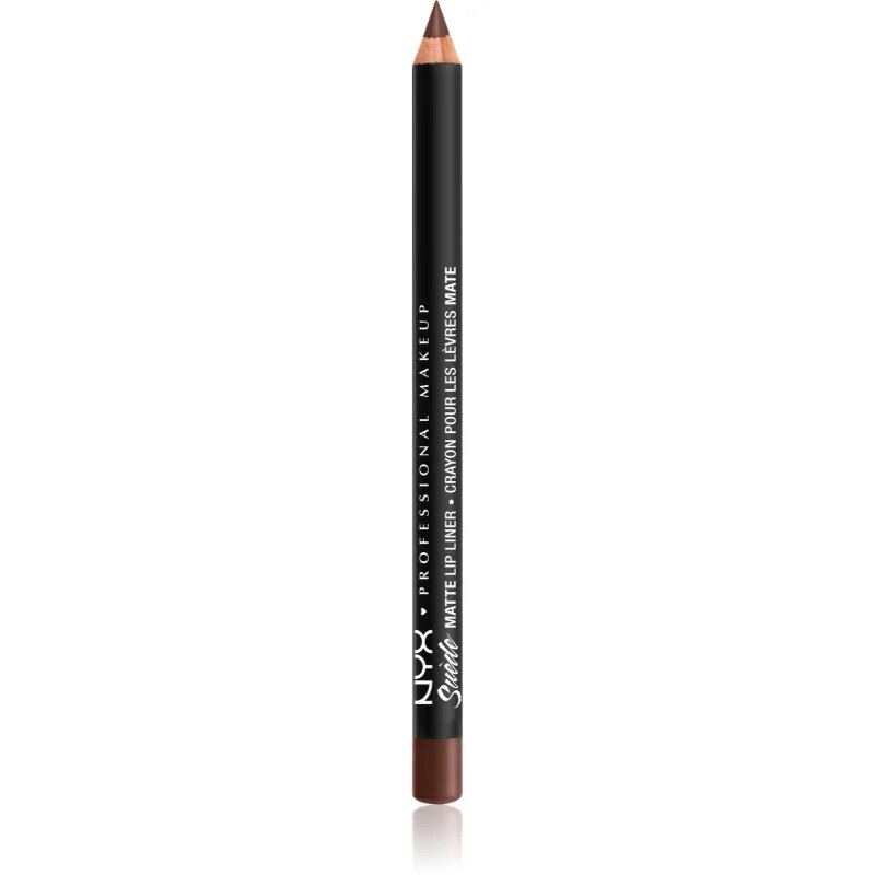 NYX Professional Makeup Suede Matte Lip Liner Matt ajakceruza árnyalat 23 Club Hopper 1 g