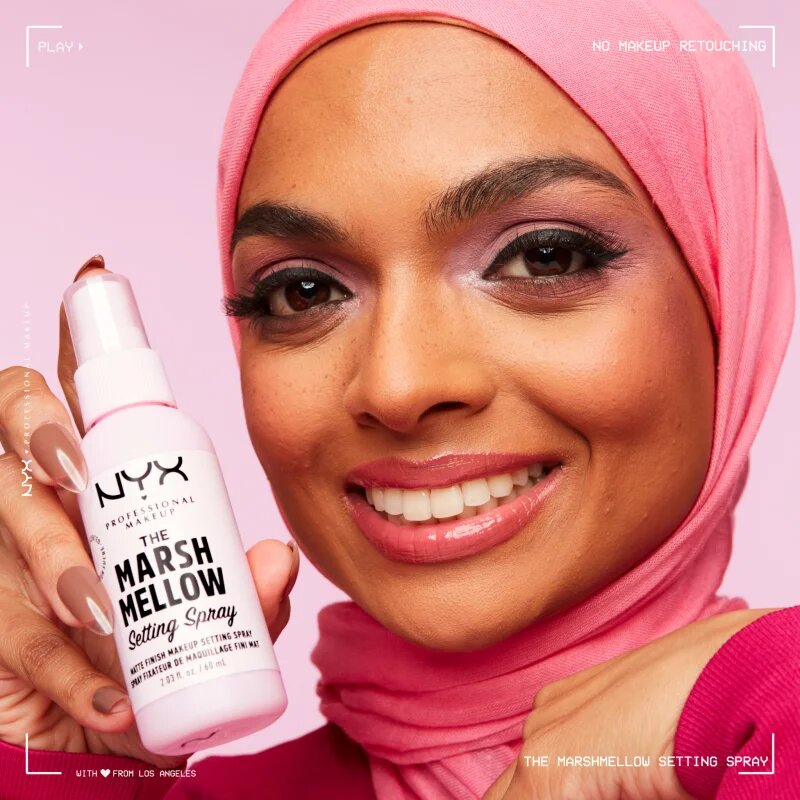 NYX Professional Makeup The Marshmellow Setting Spray sminkfixáló spray 60 ml