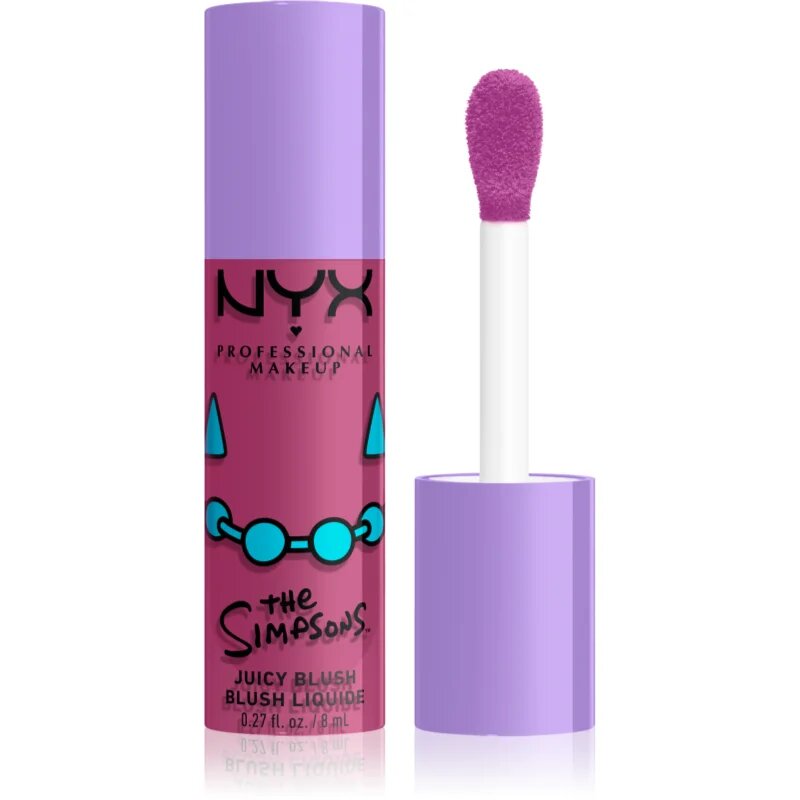 NYX Professional Makeup The Simpsons Fat Cheeks folyékony arcpirosító árnyalat Lavendar Sass 8 ml