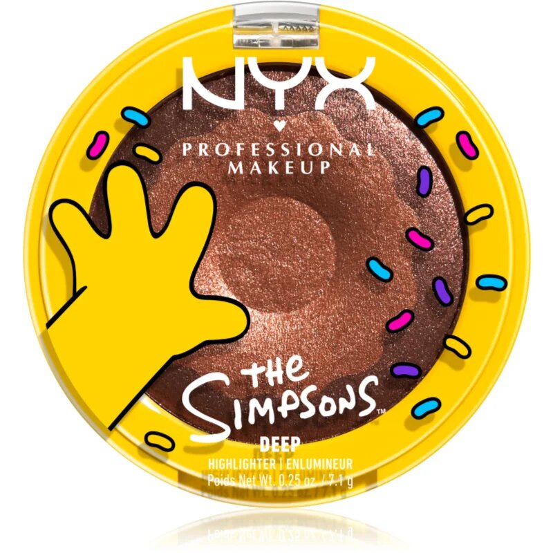 NYX Professional Makeup The Simpsons Highlighter highlighter árnyalat Glazed Over 7.1 g