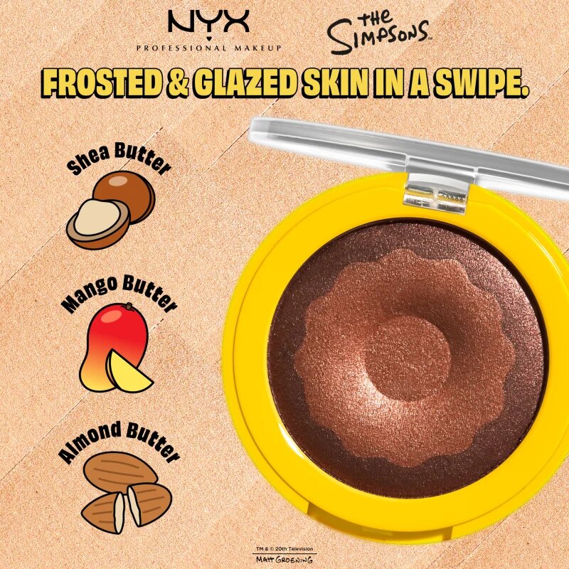 NYX Professional Makeup The Simpsons Highlighter highlighter árnyalat Glazed Over 7.1 g