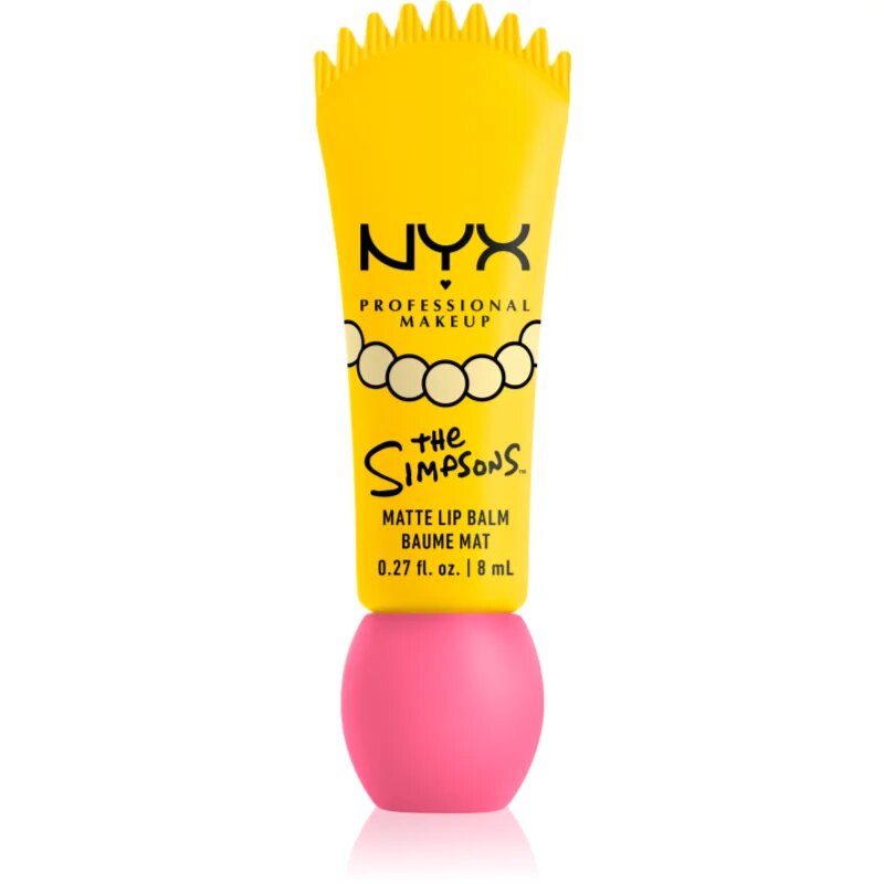 NYX Professional Makeup The Simpsons Smushy ajakbalzsam matt hatással árnyalat Smarty Pink 8 ml