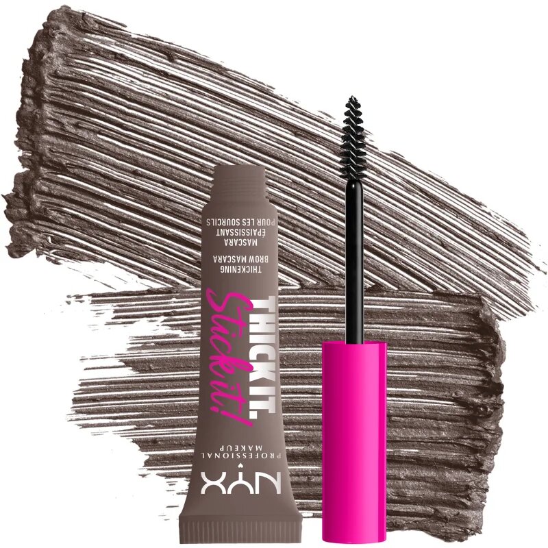 NYX Professional Makeup Thick it Stick It Brow Mascara szemöldök és szempillaspirál árnyalat 05 Ash Brown 7 ml