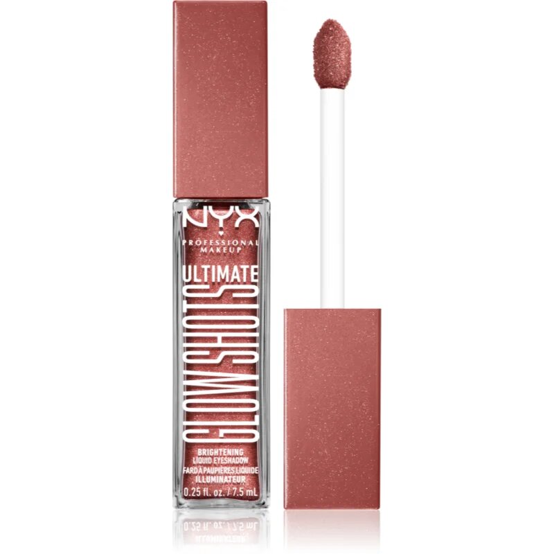 NYX Professional Makeup Ultimate Glow Shots Folyékony csillámos szemhéjfesték árnyalat 17 Po$H 75 ml