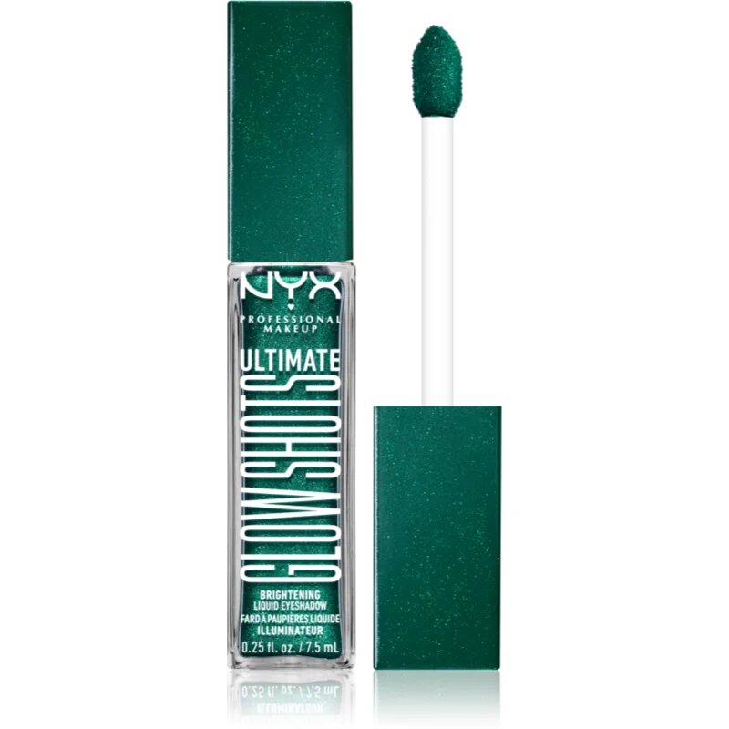 NYX Professional Makeup Ultimate Glow Shots Folyékony csillámos szemhéjfesték árnyalat 22 Watermelon Wealth 75 ml
