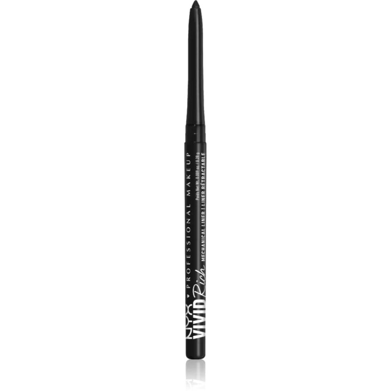 NYX Professional Makeup Vivid Rich szemceruza árnyalat 16 Always Onyx 0.28 g