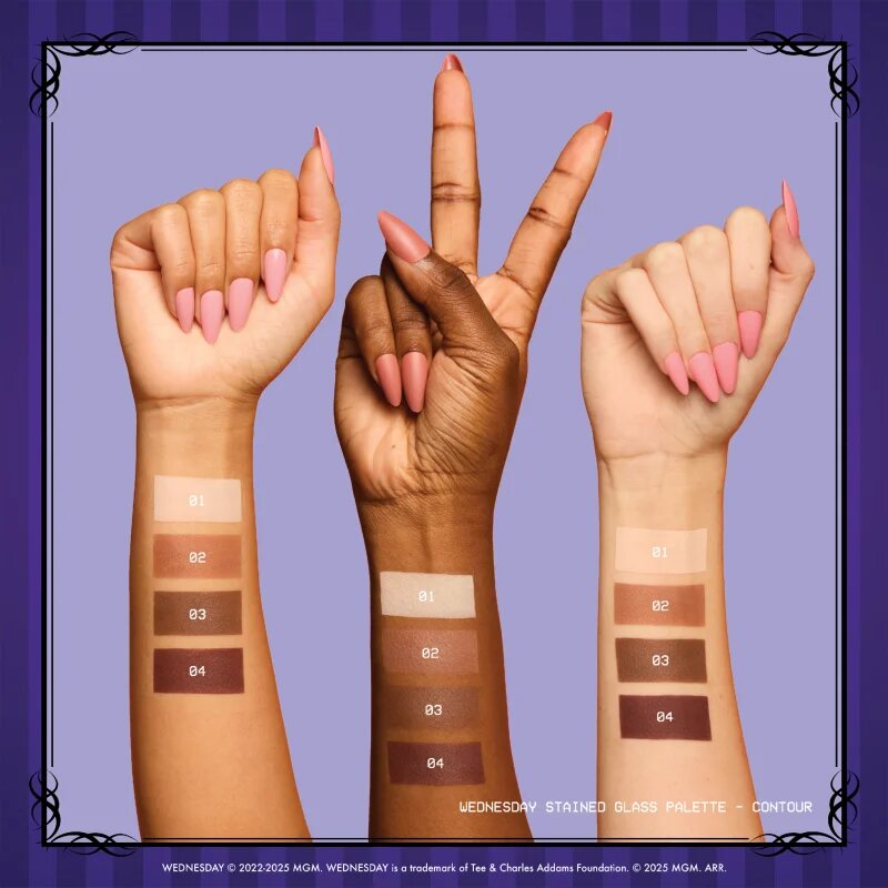 NYX Professional Makeup Wednesday Contour Palette Púderes highlight és kontúr paletta 4x2.88 g