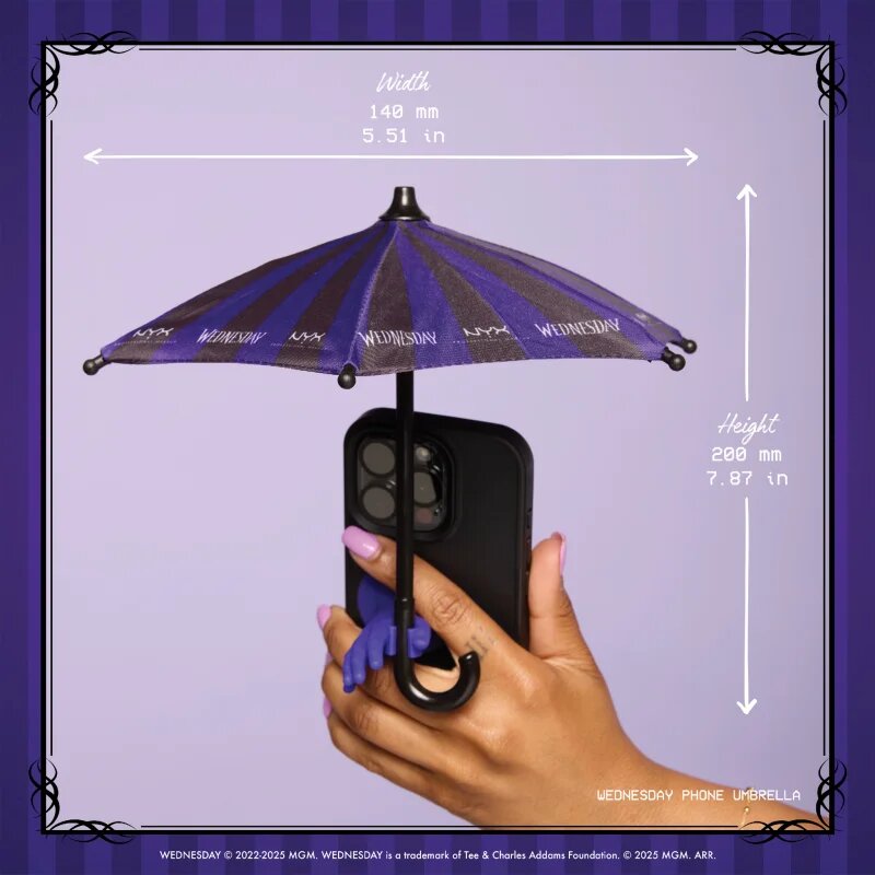 NYX Professional Makeup Wednesday Umbrella telefongyűrű 1 db