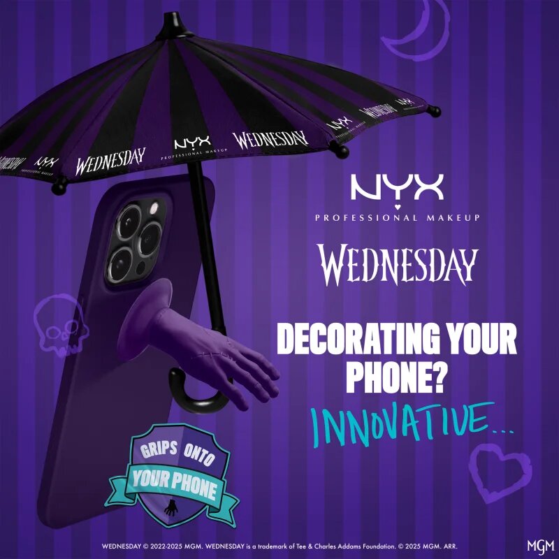 NYX Professional Makeup Wednesday Umbrella telefongyűrű 1 db