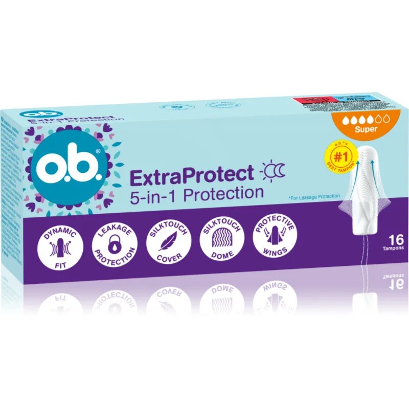 o.b. Extra Protect Super tamponok 16 db