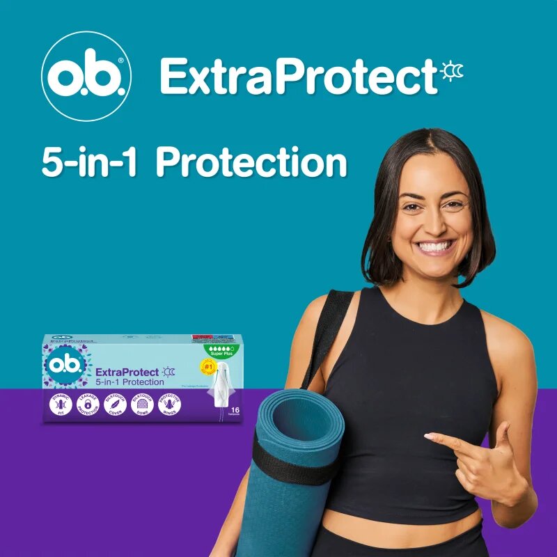 o.b. Extra Protect Super+ tamponok 16 db