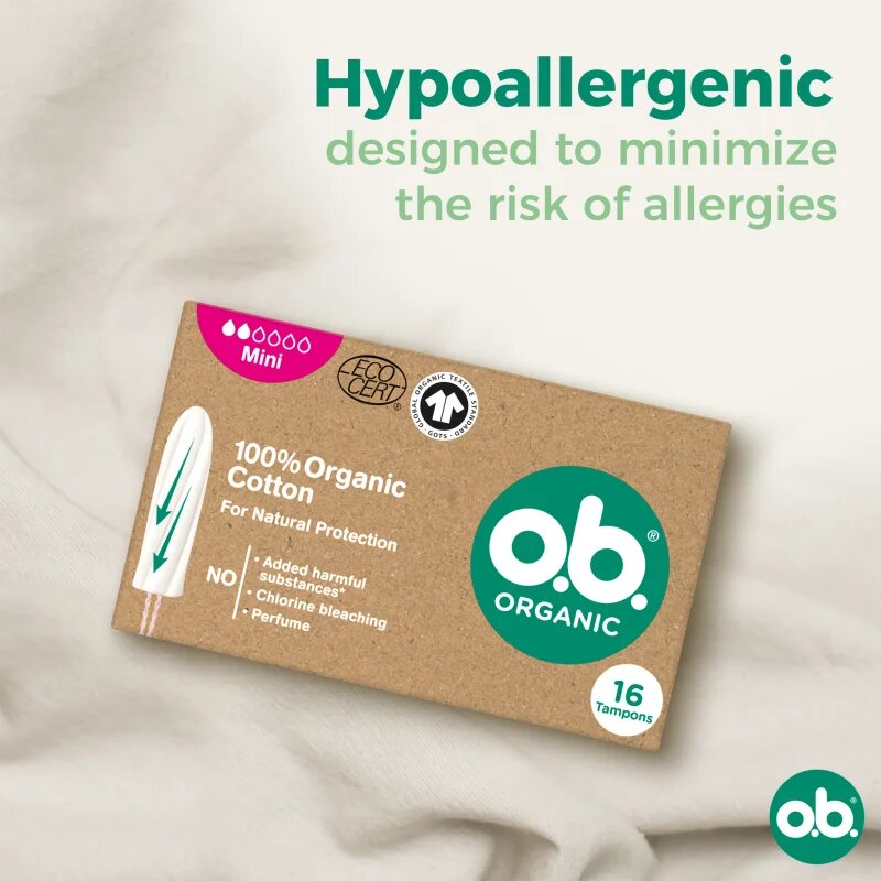 o.b. Organic Mini tamponok 16 db