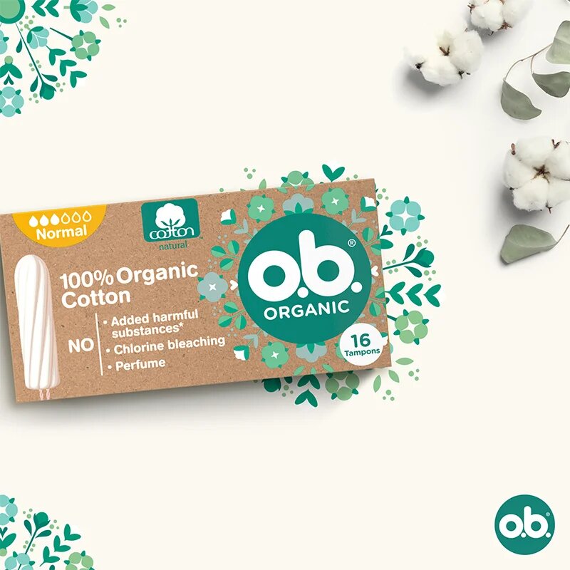 o.b. Organic Normal tamponok 16 db